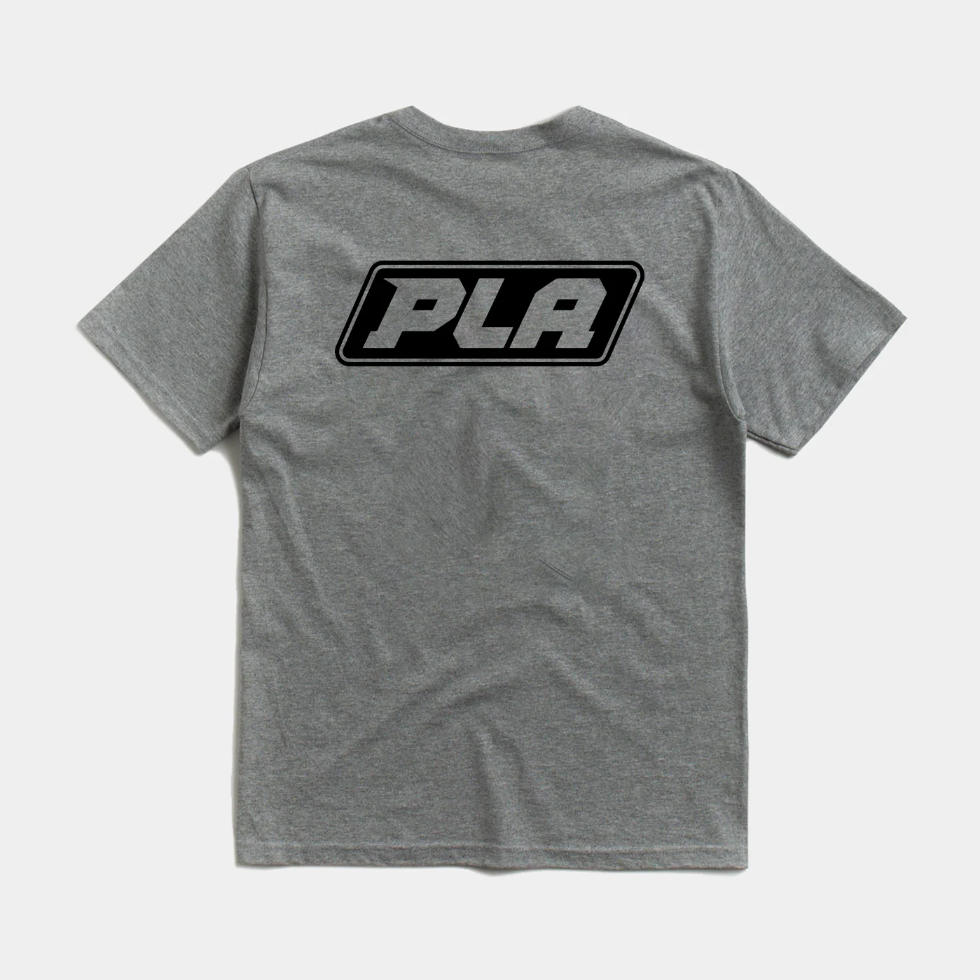 PLA CLASSIC LOGO TEE - GRAPHITE HEATHER - Image 2