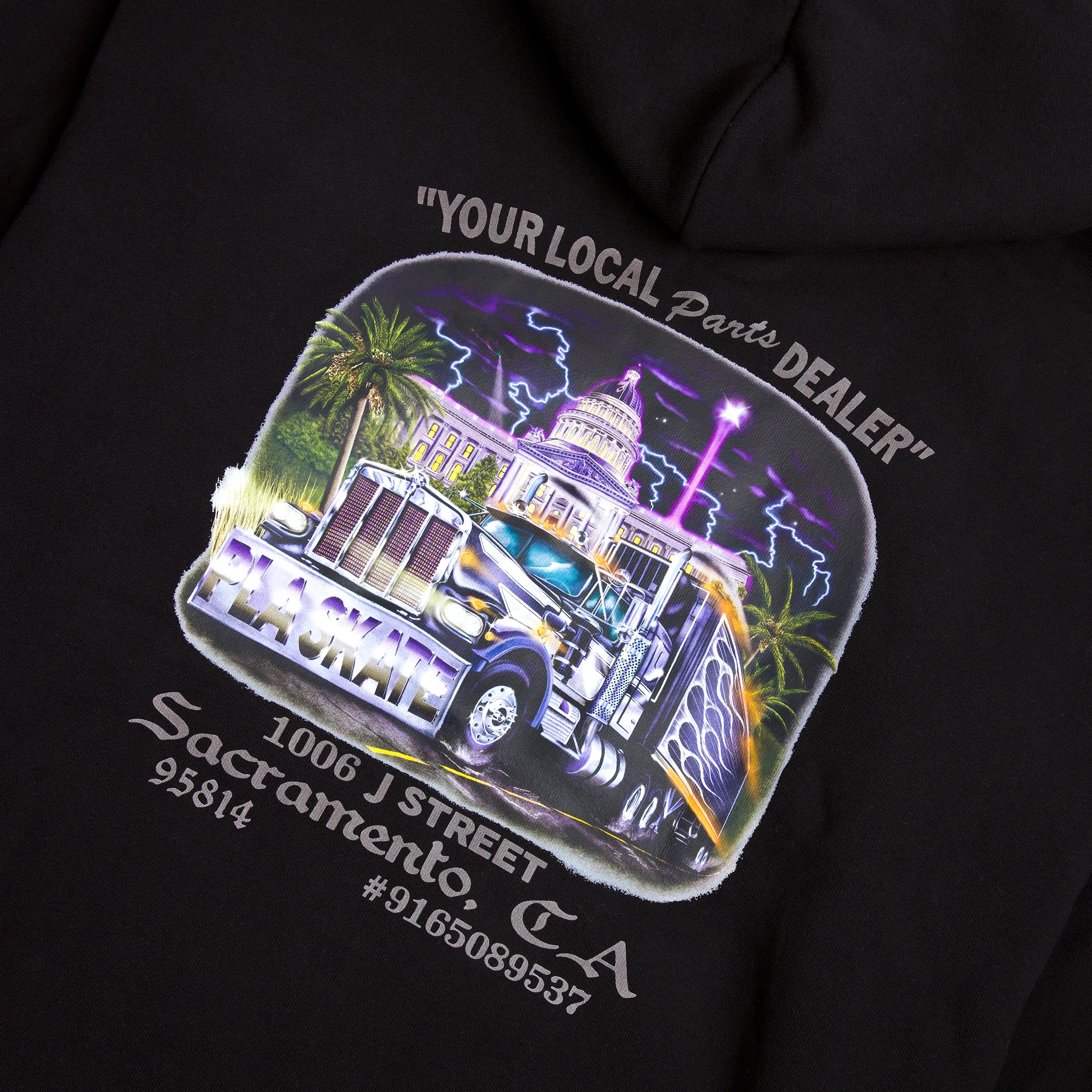 PLA PARTS DEALER HOODIE - BLACK - Image 4