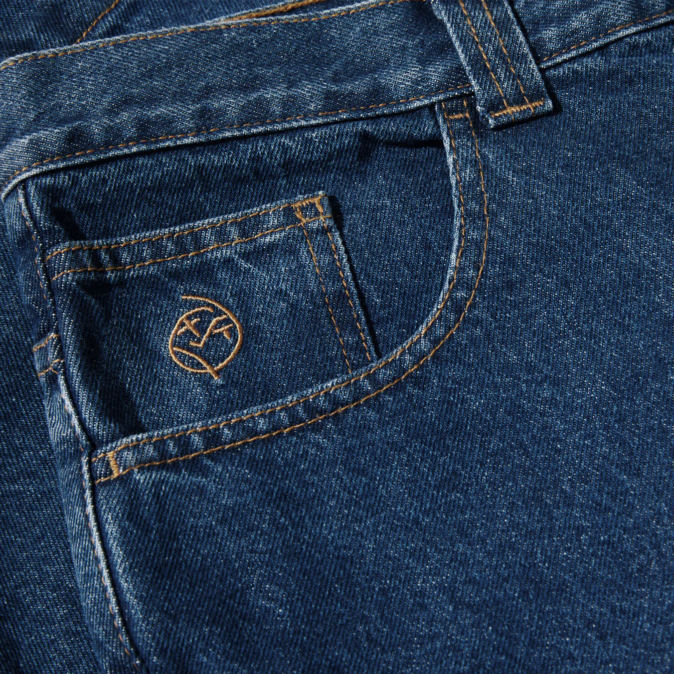 POLAR BIG BOY SHORTS - DARK BLUE - Image 3