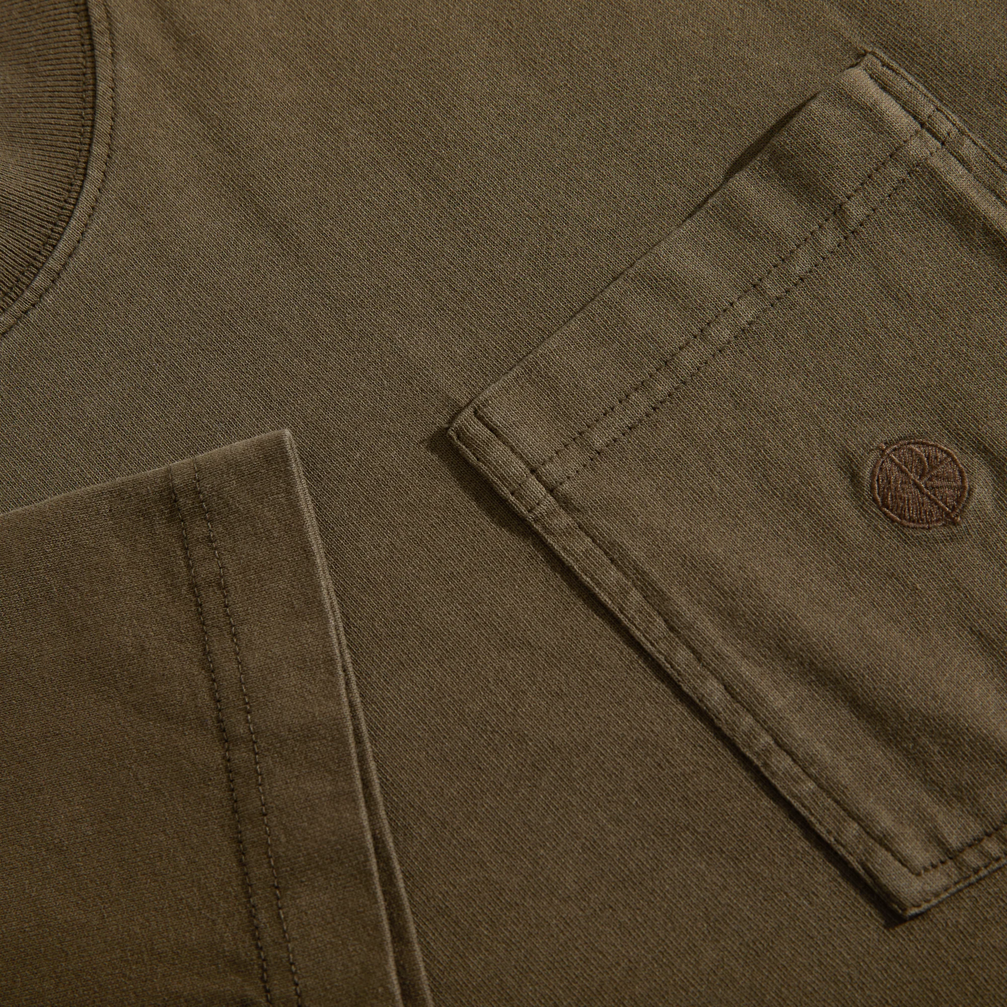 POLAR POCKET TEE - BROWN - Image 2