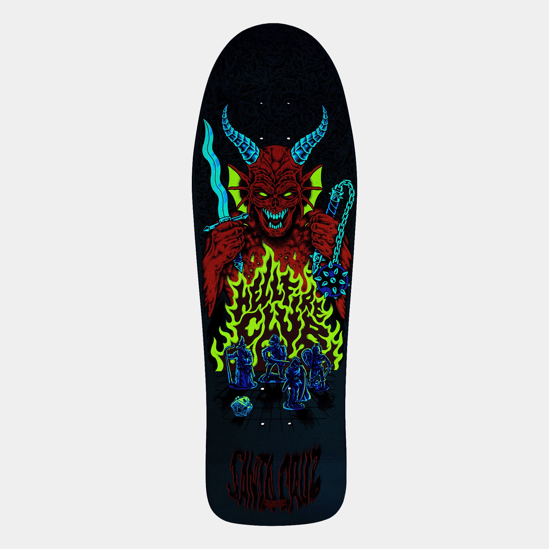 SANTA CRUZ X STRANGER THINGS KNOX HELLFIRE PIT DECK - Image 2