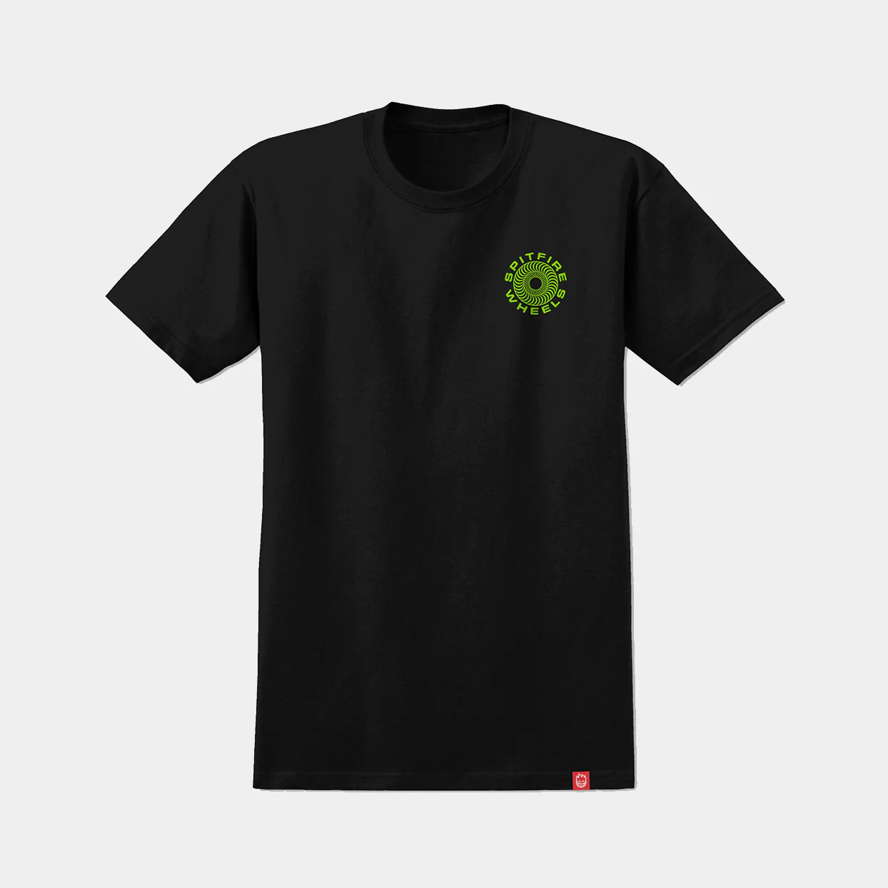 SPITFIRE CLASSIC '87 SWIRL FILL TEE - BLACK/GREEN/WHITE - Image 2
