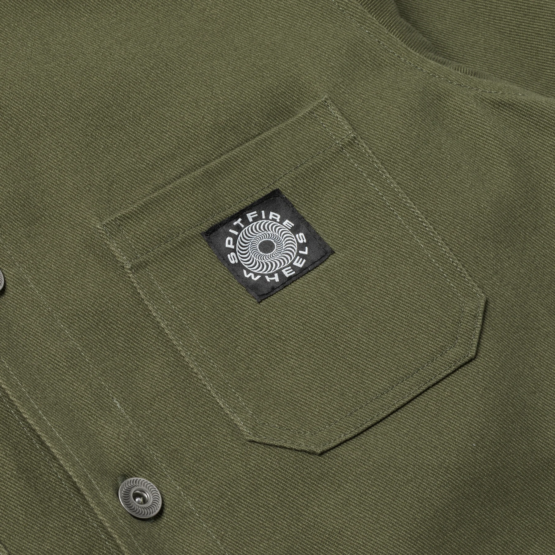 SPITFIRE CLASSIC '87 SWIRL SHIRT JACKET - OLIVE - Image 3