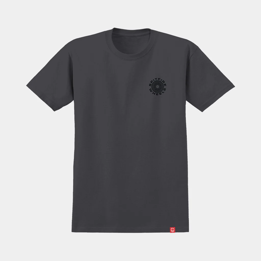 SPITFIRE CLASSIC 87 SWIRL TEE - CHARCOAL - Image 2