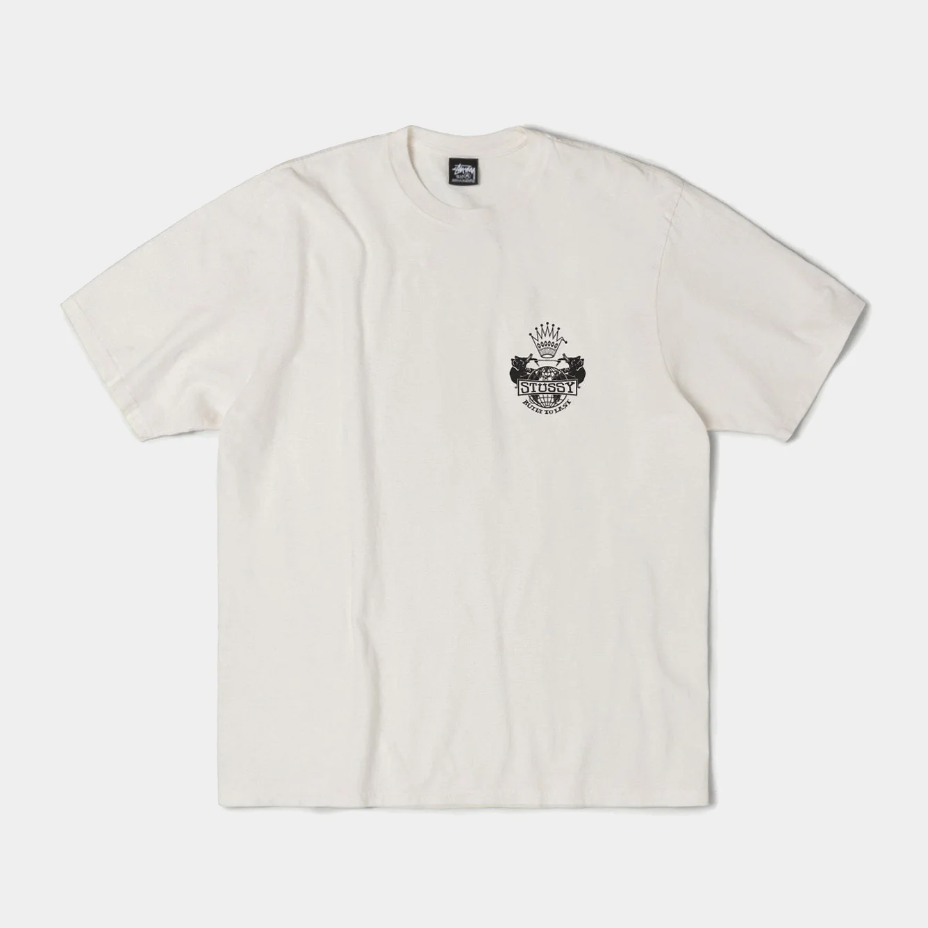 STUSSY BUILT TO LAST PIGMENT DYED TEE - NATURAL - Image 2
