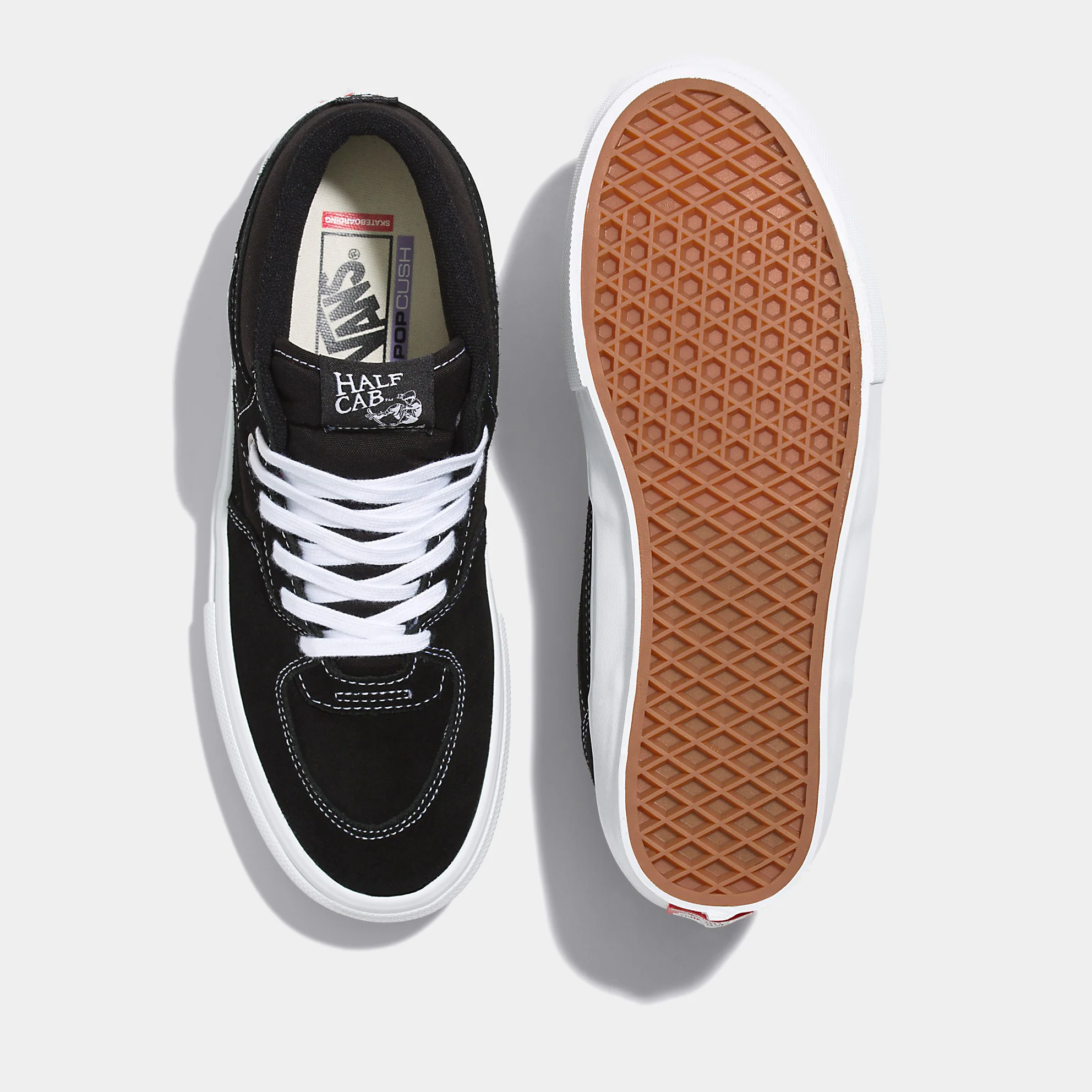 VANS SKATE HALF CAB - BLACK/WHITE - Image 3