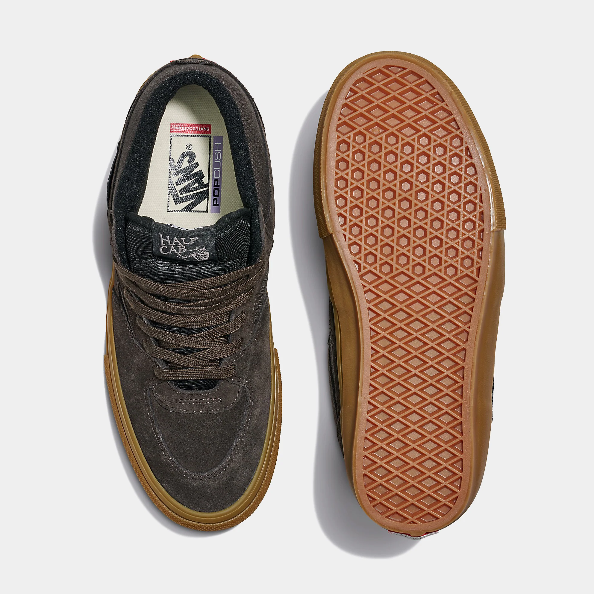 VANS SKATE HALF CAB - BROWN/GUM - Image 3