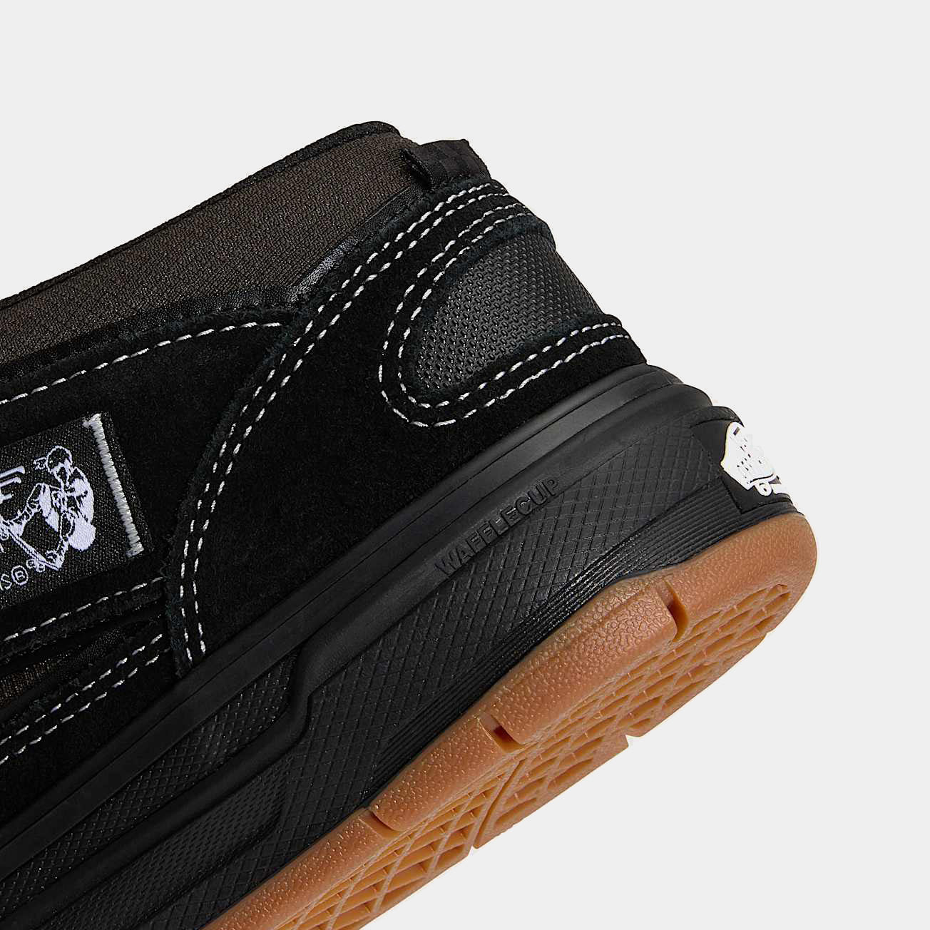 VANS SKATE HALF CAB WAFFLECUP - BLACK/ASPHALT - Image 2