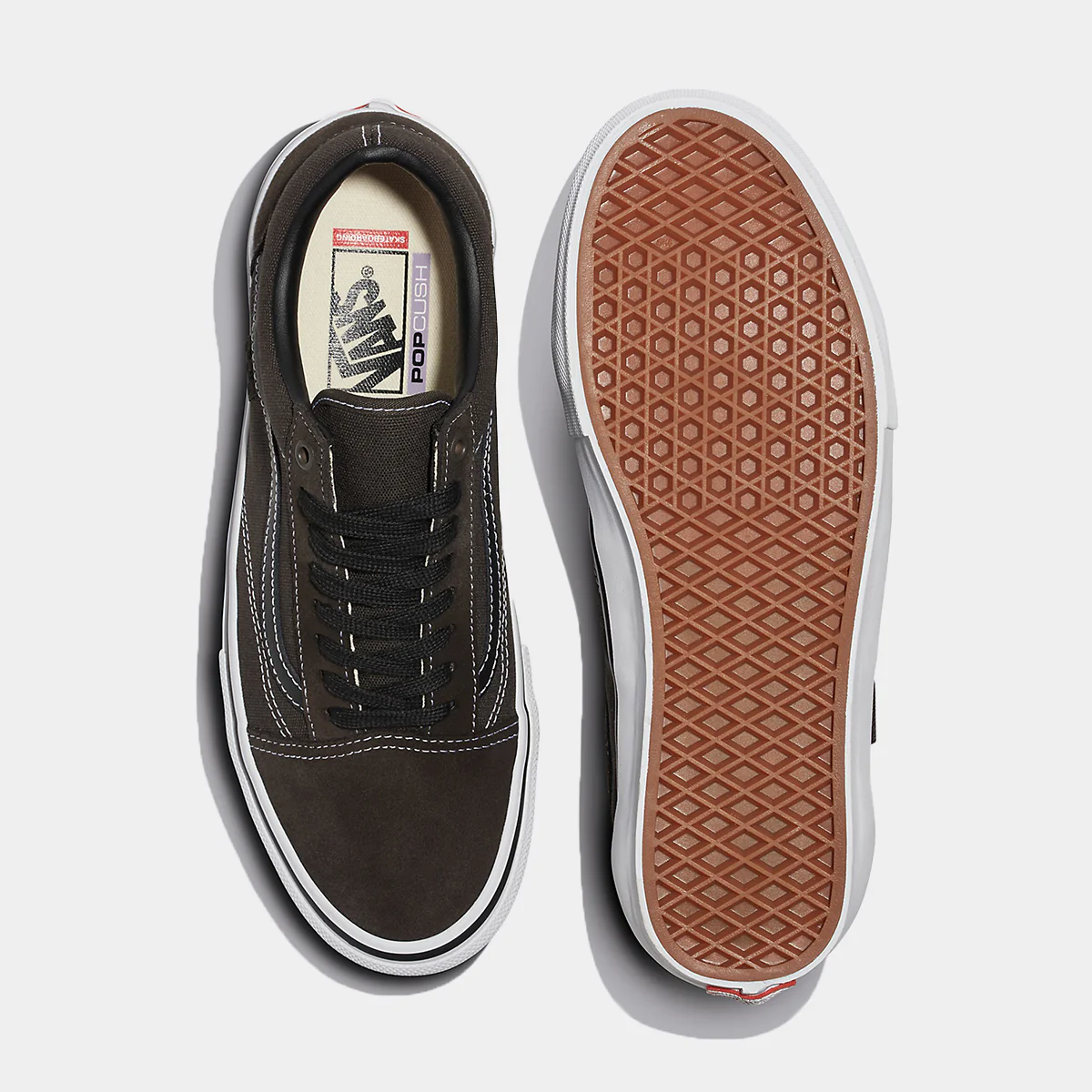 VANS SKATE OLD SKOOL - CHOCOLATE/WHITE - Image 2